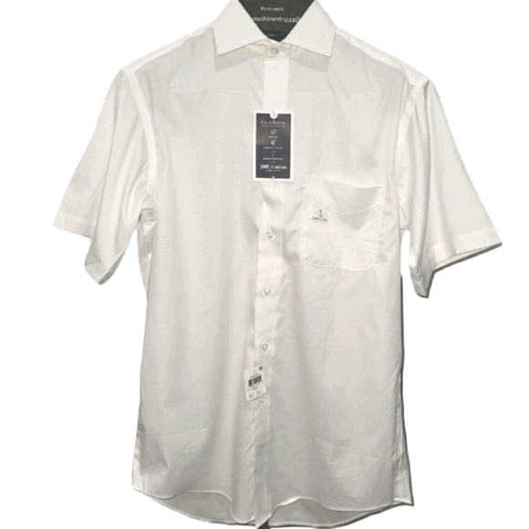 Club Room White Button-Down Shirt - Picture 2 of 5